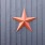 close up of a star decoration