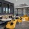 Resident lounge at Broadstone Berry Hill apartments in Nashville, TN, featuring tiled flooring and cushioned seating.